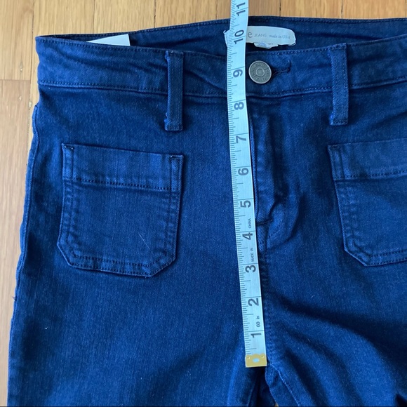 Joie Enchante Flare Jeans in Dark Navy Size 26 - Picture 4 of 12